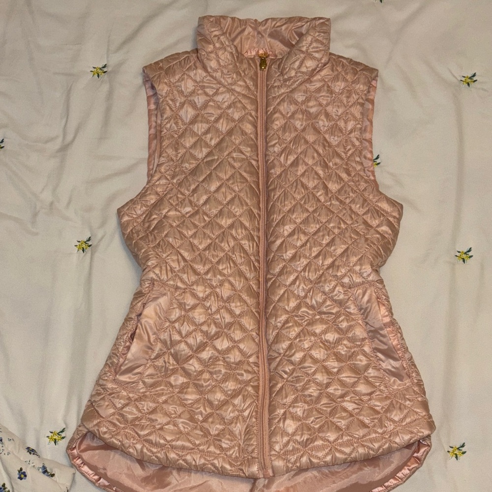 Marc New York Anorew marc Blush Quilted Vest